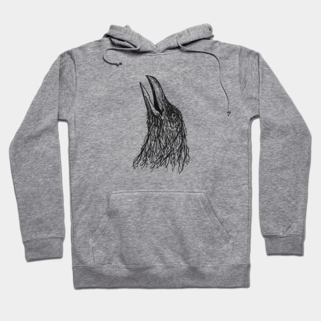 Caw Hoodie by InkedinRed